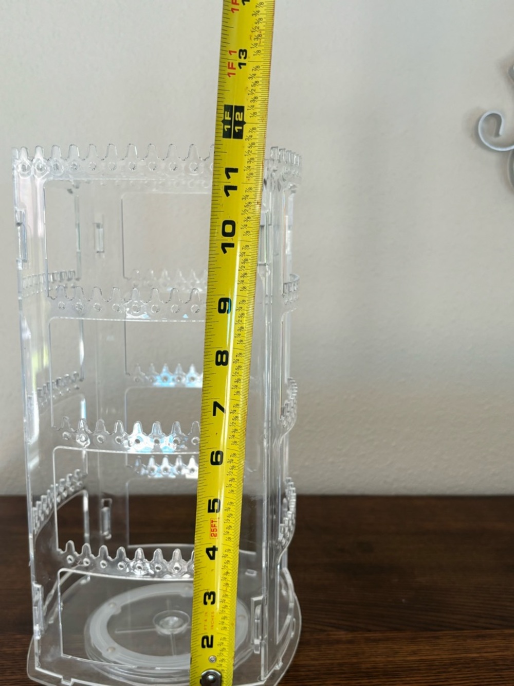 Clear Rotating Jewelry and Accessory Organizer - Transparent - Picture 4 of 5